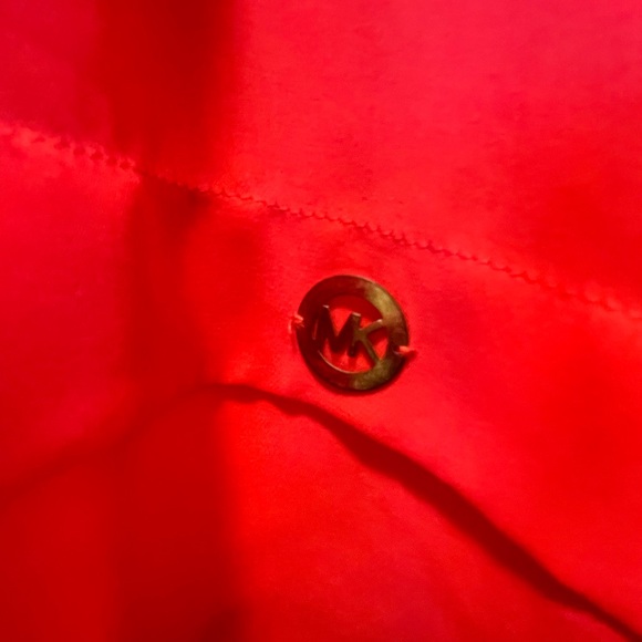 EUC Michel Kors Coral Layered Blouse - Size Large - Picture 4 of 6